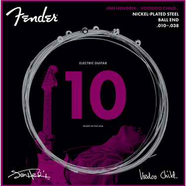 Encordadura Fender Guit.elect. Hendrix Voodoo Child 10-38, 0730250609